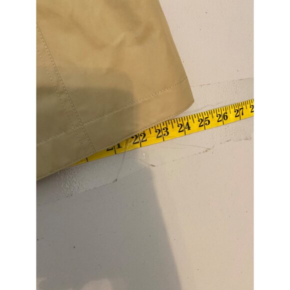 Michael Kors Trench Coat Beige Double-Breasted 39" Long Large - Picture 12 of 14